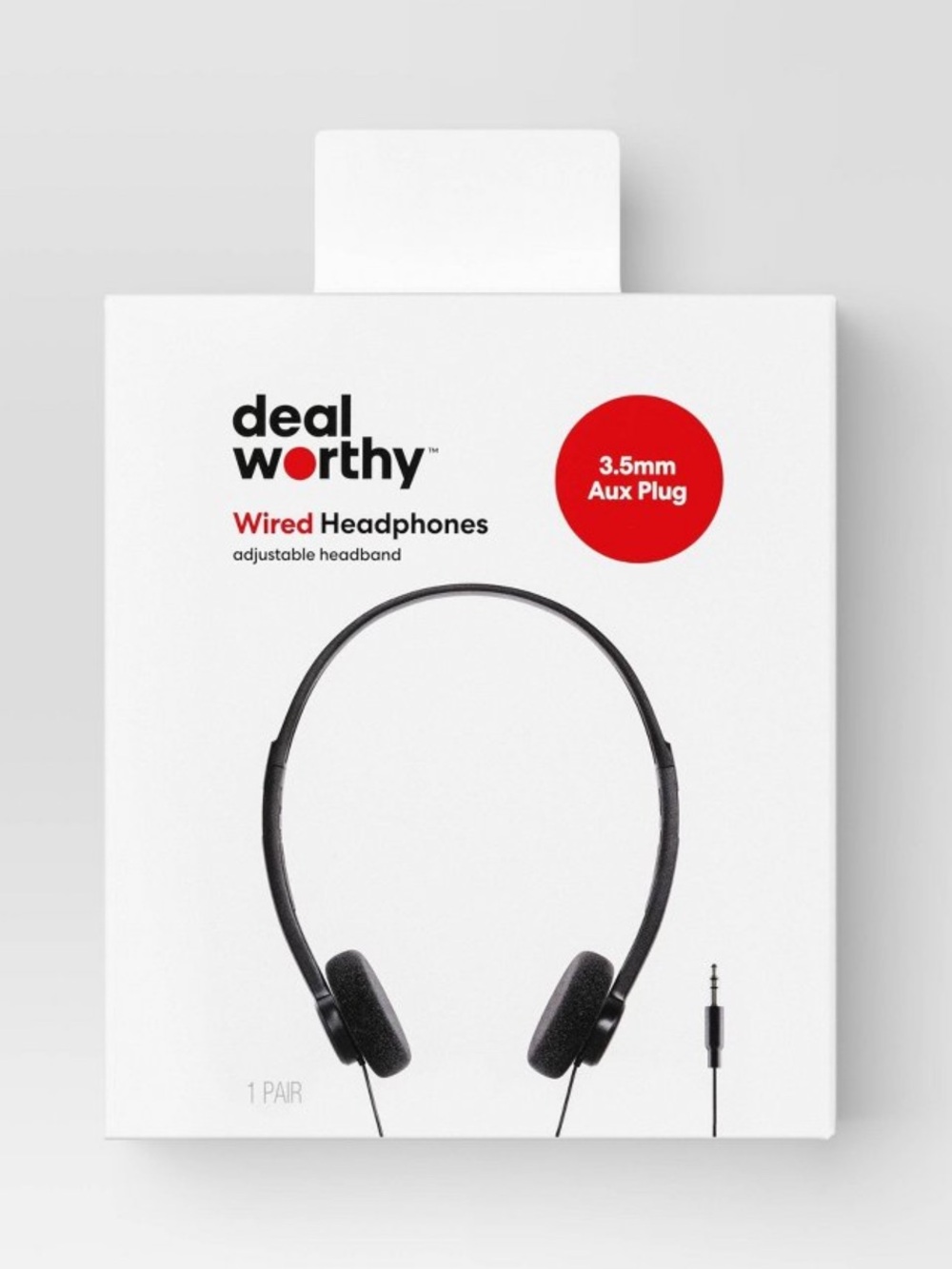 Target dealworthy Wired Headphones in Black